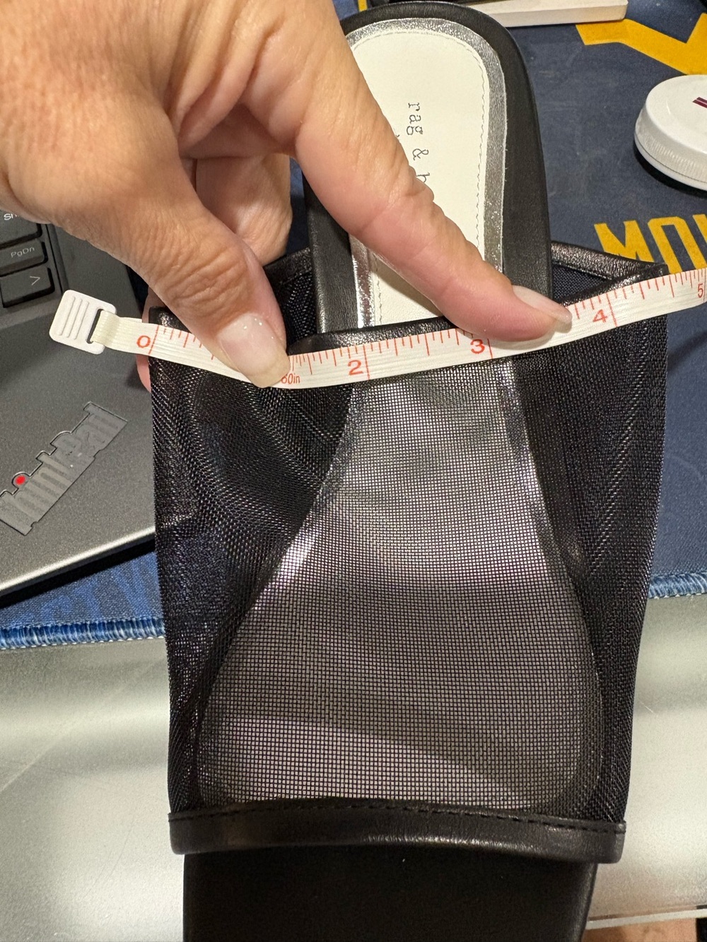 rag & bone Black Sheer Mesh Mules retail $375 - Picture 13 of 13